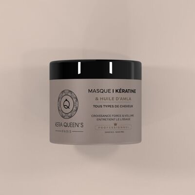 KERA QUEEN'S "KERATIN & AMLA OIL" HAIR MASK SULFATE & PARABEN FREE - 500 ML