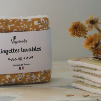 Lingettes lavables / Lingettes démaquillantes - Paquet contenant 5 lingettes