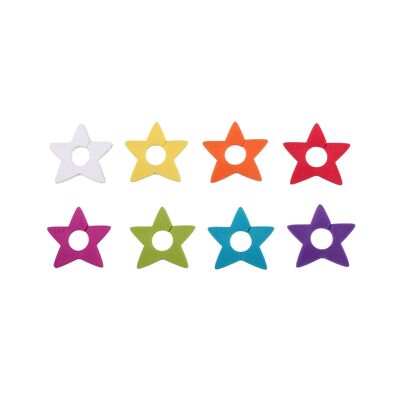Tag - Set of 8 star glass markers - Koala