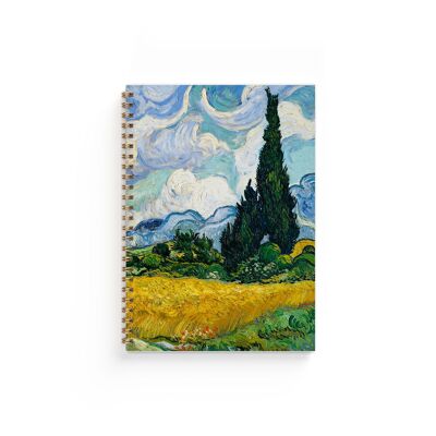 Notebook A5 Oat Field van Gogh