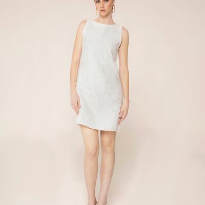 Robe courte blanche Dory