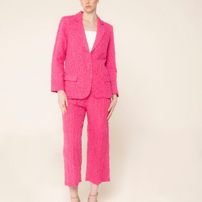 Pantalon de costume Dory Fuchsia