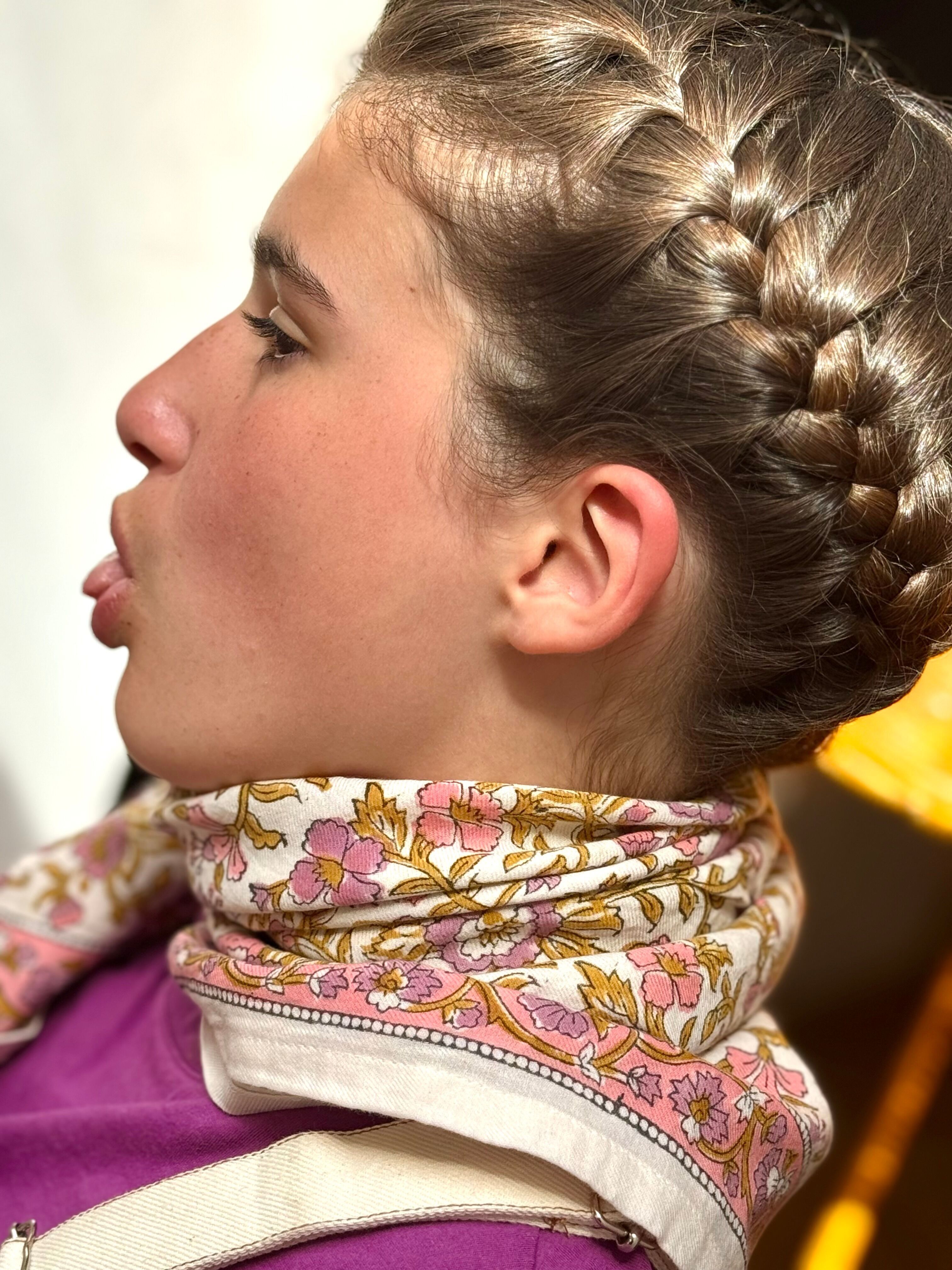 Large CALYPSO Ecru scarf