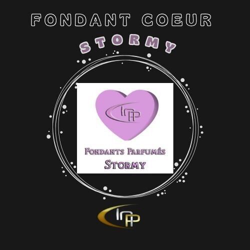 Fondente a forma di cuore rosa STORMY