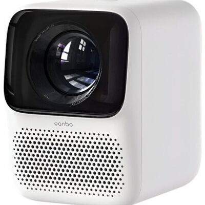 Wanbo T2 Max New Projector LCD Full HD LED Lamp with Wi-Fi and Built-in Speakers White
