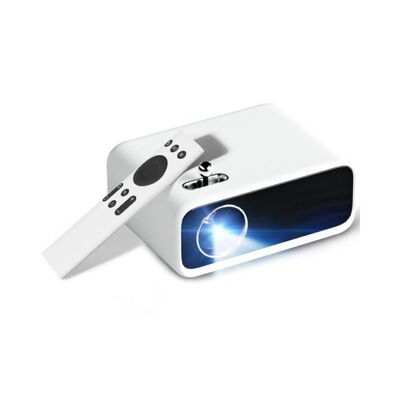 Wanbo Mini Pro Portable Mini Projector DLP HD LED Lamp with Wi-Fi and Built-in Speakers White