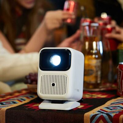 Wanbo Dali 1 Mini Projector LCD HD LED Lamp with Wi-Fi and Built-in Speakers White