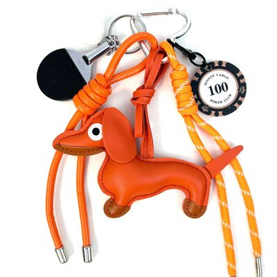 PORTE CLE SAC GRIGRI ULTRA MIGNON TECKEL DE CASINO