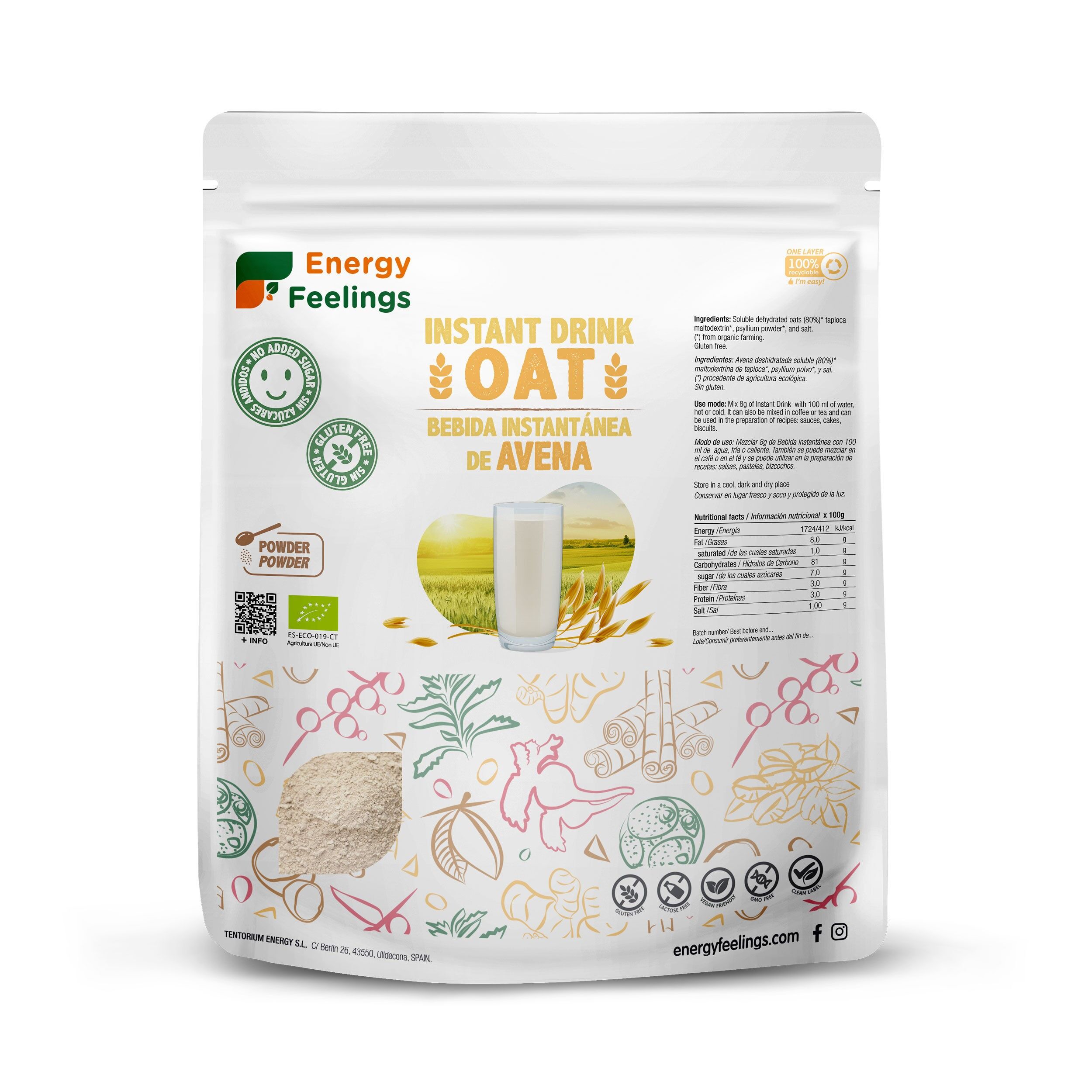 INSTANT OAT DRINK - 500g
