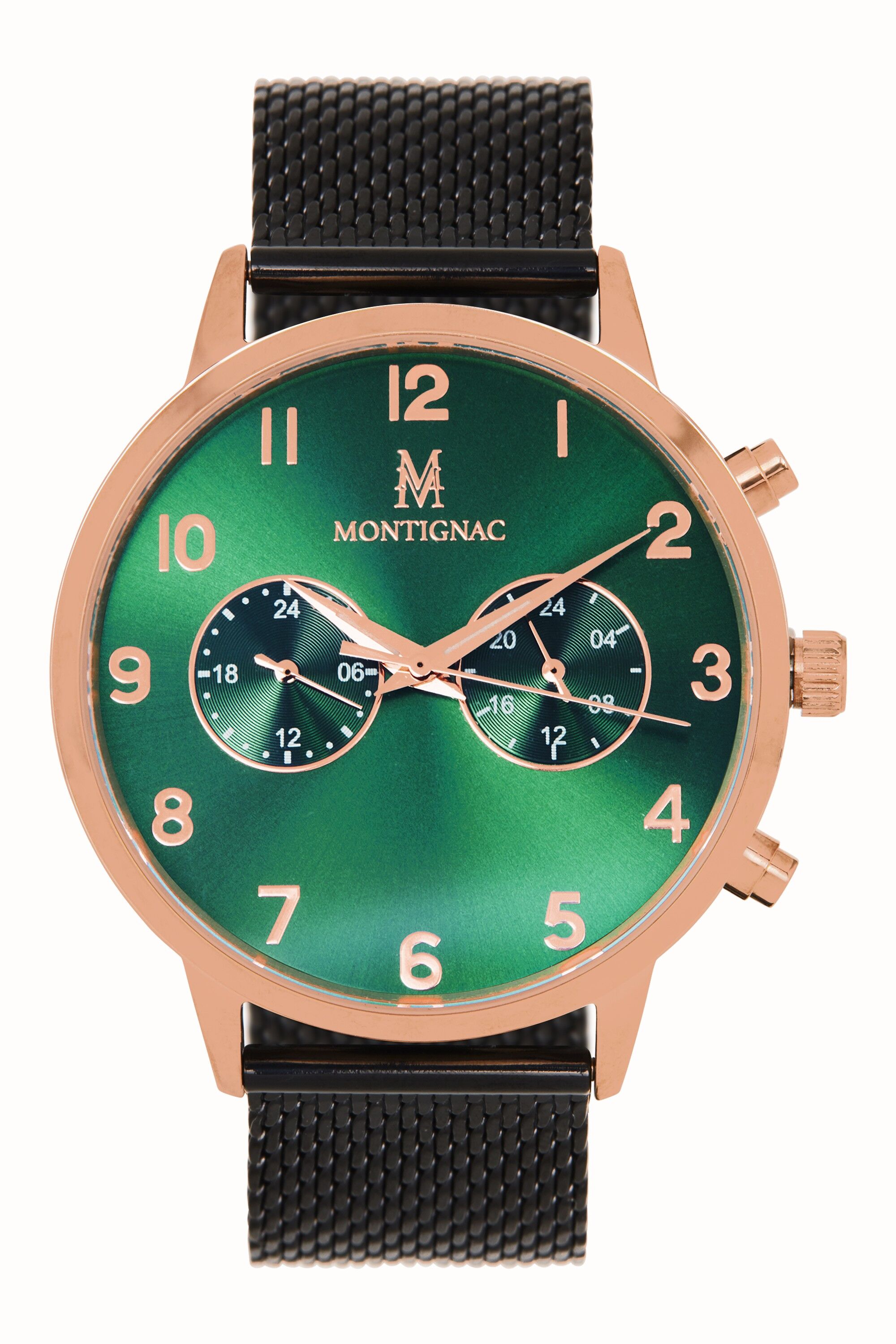 Montignac Men´s MOW151 Classic 42mm Quartz Watch メンズ-