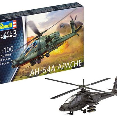 Revell 04985 Aerei Serie AH-64A Apache 1:100 - Livello 3