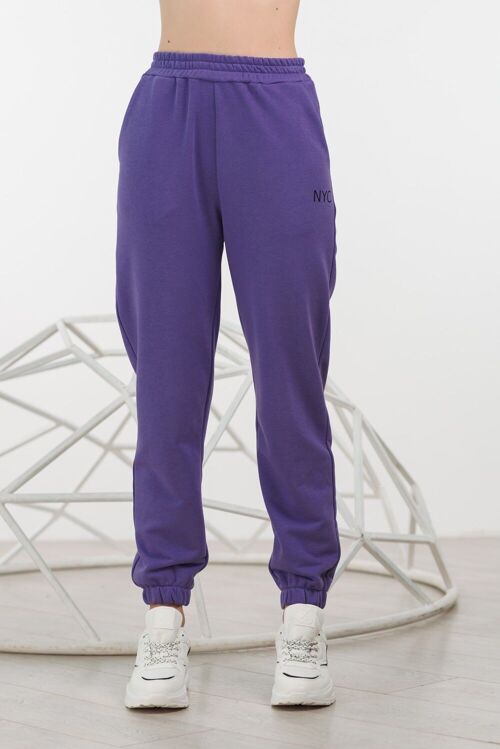 Pantalon de jogging lavande avec poches AZURI