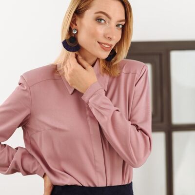 AZURI blouse with shoulder pads