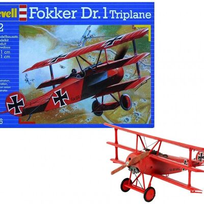 Revell 04116 Serie Aerei Fokker Dr.1 Triplano 1:72 - Livello 4