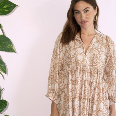 Abito in cotone "Feel Good" "SANDY BEACHES"