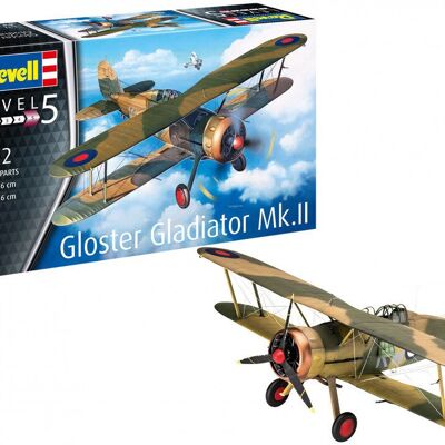 Revell 03846 Serie Aerei Gloster Gladiator Mk.II 1:32 - Livello 5