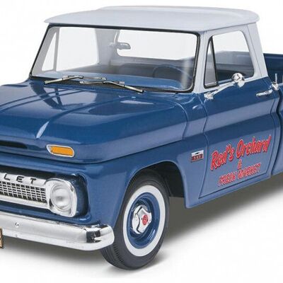 Revell Plastic Model Kit U.S.A. Collection 1966 Chevy Fleetside Pickup 1:25 - Level 4 17225
