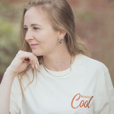 T-shirt Maman Cool - Brodé - Femme