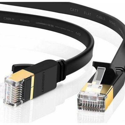 Cable Ugreen U/FTP plano CAT7 de cobre puro, 15 m, NW106 11266