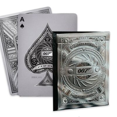 Naipes James Bond Agente 007 Edición Plata Theory11