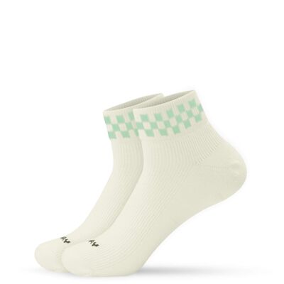 Mint Check - Calcetines deportivos altos