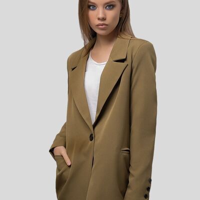 AZURI Khaki Reversjacke - khaki