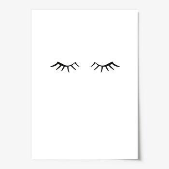 Affiche 'Les yeux endormis' - DIN A3 3