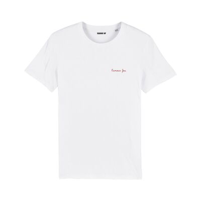Maglietta Crazy Love - Ricamata - Unisex