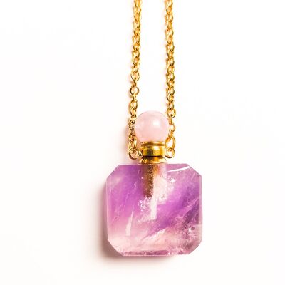 Sofia Pendant in Amethyst and Gold Plating
