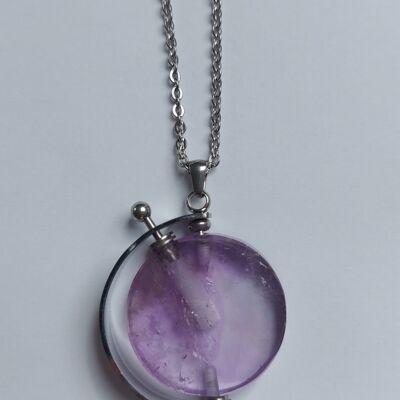 Philippe in Amethyst and Silver Plated