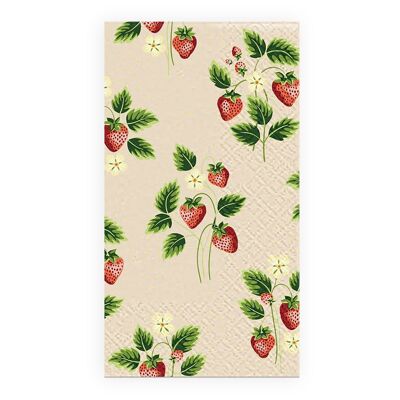 Servilletas de buffet 16p Beige fresa