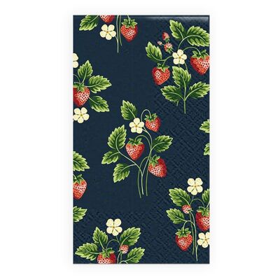 Serviettes de buffet 16p Fraise marine