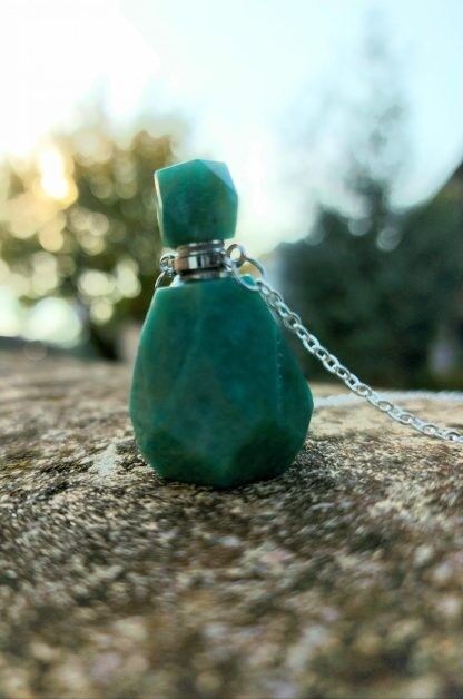 Samsara Amazonite et plaqué Argent
