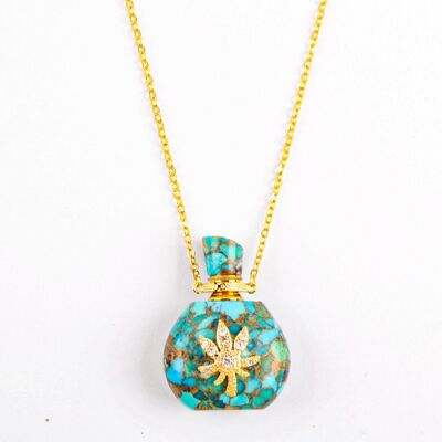 Elisabeth in Turquoise and Gold plated