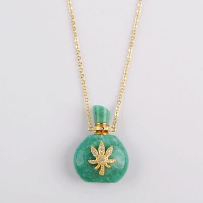 Elisabeth in Amazonite and gold plated