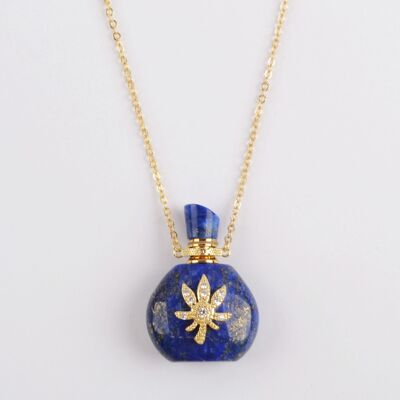 Elisabeth in Lapis lazuli and gold plated