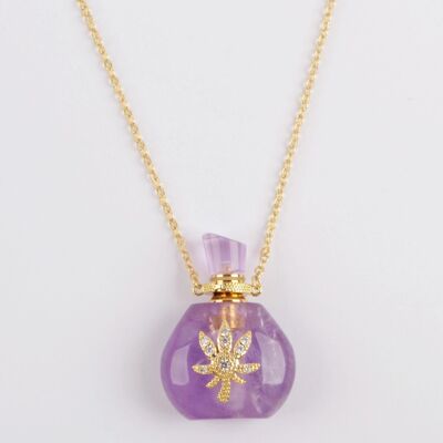 Elisabeth in Amethyst and gold plated