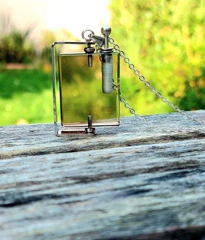 Louis en Quartz Fumé et plaqué Argent