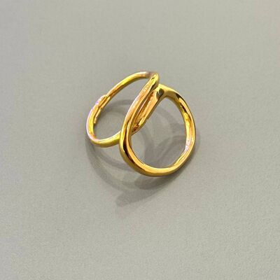 Bague réglable en acier inoxydable Milo