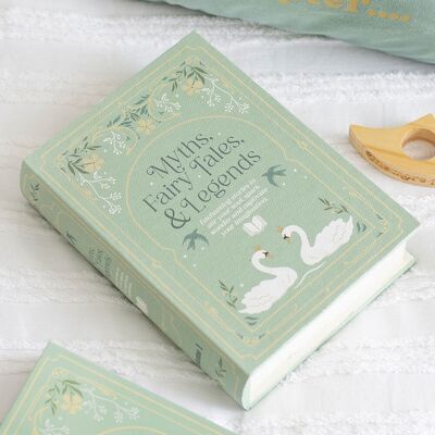 Scatola portaoggetti a forma di libro verde