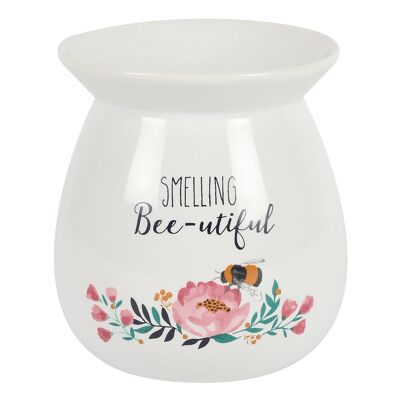 Brûleur à huile et chauffe-cire en céramique parfumé Bee-utiful
