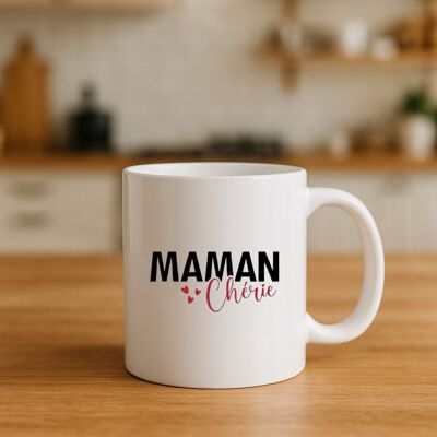 Mug Maman Chérie - Fête des Mères Cadeau Anniversaire Noël