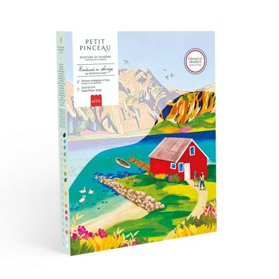 Kit di pittura con i numeri - Escursionismo in Norvegia