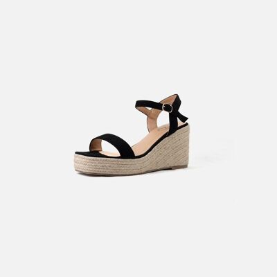Sandalias de cuña de punta ancha ajustables modelo H - Vic