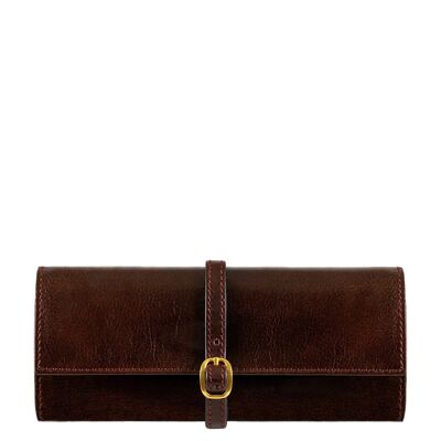 Estuche de viaje de cuero para joyas de mujer - Madame Bovary