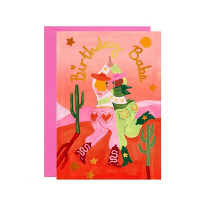 O-CB0122 Anniversaire Babe Cowgirls