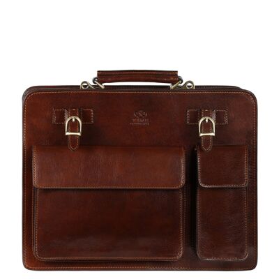 Borsa a tracolla grande in pelle - The Prophet