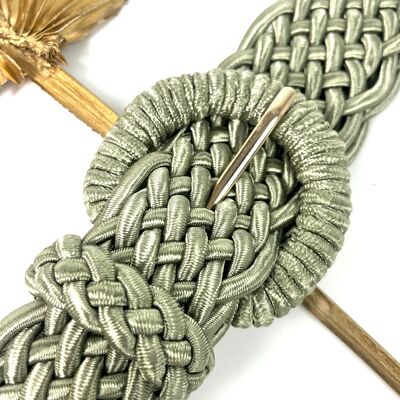 CEINTURE TISSÉE À BOUCLE RONDE PASTEL ULTRA MODERNE LOUANE