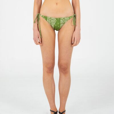 Slip bikini con stampa paisley Master Green