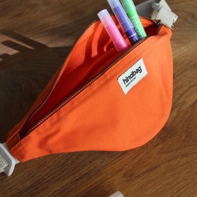 Riñonera infantil naranja Augustin Holi